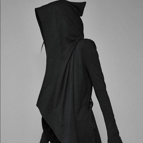 widow Sweaters - SOLD WIDOW dark divinity draped hoodie